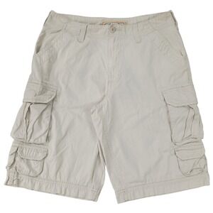 Urban Pipeline Mens 34 Cargo Shorts Beige Khaki Casual Outdoor Utility